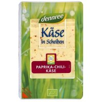 Paprika-Chili-Käse aus Weidemilch, geschnitten, laktosefrei Kühltheke Schnittkäse