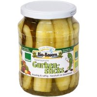 Gurkensticks aus Bayern im Glas Obst, Gemüse & Eier Gemüsekonserven