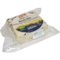 Rucolakäse aus Bayern, handgekäst Kühltheke Schnittkäse