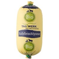 Kalbfleisch-Lyoner aus Bayern Wurst Fleischwurst