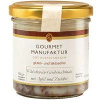 Wildschwein-Griebenschmalz mit Äpfeln & Zwiebeln Wurst Wurstkonserven