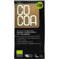 Rohschokolade mit Mandeln, Cappuccino & Maulbeeren Süßigkeiten & Knabbern Rohschokolade