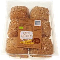 Vollkorn-Dinkelbrötchen zum Aufbacken (6 Stück) Backwaren & -zutaten Aufbackwaren