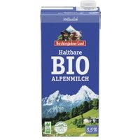 Haltbare Alpenmilch Kühltheke Milchprodukte