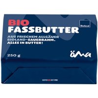 Sauerrahm-Fassbutter Kühltheke Milchprodukte