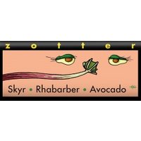 Dunkle Milchschokolade mit Avocado, Rhabarber & Skyr, handgeschöpft Weitere Produkte Ostern