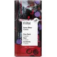 Feine Bitterschokolade mit Cassis Süßigkeiten & Knabbern Schokotafeln