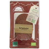 Paprikasalami, geschnitten Wurst Salami