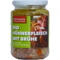 Hühnerfleisch mit Brühe Fertiggerichte & Suppen Fertiggerichte mit Fleisch