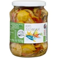 Zucchinisalat im Glas Obst, Gemüse & Eier Gemüsekonserven