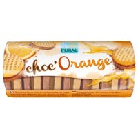 Doppelkekse Choc Orange mit Kakao-Orangen-Creme Süßigkeiten & Knabbern Kekse & Gebäck