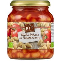 Weiße Bohnen in Tomatensauce im Glas Saaten & Hülsenfrüchte Hülsenfrüchte