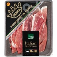 Prosciutto di Parma DOP, luftgetrocknet, geschnitten Wurst Schinken & Speck