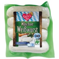 Münchner Weißwurst (4 Stück) Wurst Siede- & Bratwurst