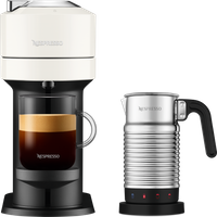 Nespresso Vertuo Next White & Aeroccino 4 Vertuo Kaffeemaschine