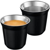 PIXiE Espresso Tassen Ristretto aus rostfreiem Edelstahl von Nespresso PIXiE Espresso Tassen Ristretto aus rostfreiem Edelstahl von Nespresso