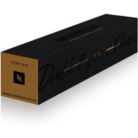 Nespresso Double Espresso Chiaro Decaffeinato Vertuo Line 10 Double Espresso Kaffeekapseln Braun 80ml Holzig & geröstetes Getreide