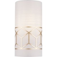 Messina Flush Wall Lamp Gold, 1 Light, E14