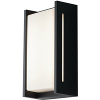 Compact Outdoor LED Aluminum Flush Wall Lamp, Anthracite, IP54, 4000K