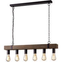 Texas Bar Ceiling Pendant, Moro, Antique Wooden, E27