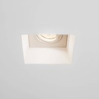 Blanco Square Adjustable Recessed Spotlight Plaster, GU10