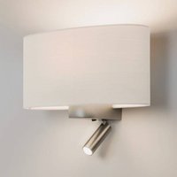 Napoli Indoor Wall Reading Light Matt Nickel, E27