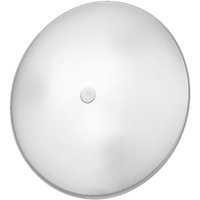Centro Designer Glass Simple Flush Ceiling Light Polished Chrome, 3x E27