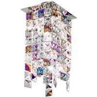 Prisma Designer Crystal Surface Mounted Spotlight Polished Chrome, 1x G9
