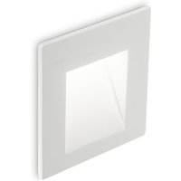 Bit LED Outdoor Square Recessed Wall Light White IP65, 3000K