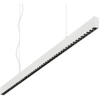 Office LED Decorative Linear Straight Bar Pendant White, 3000K