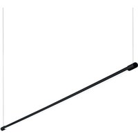 Yoko LED Decorative Linear Integrated Pendant Light Black, 3000K
