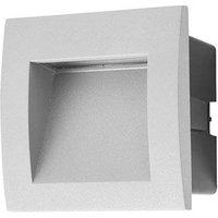 Face LED Outdoor Square Wall Light Grey IP65