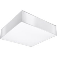 Horus Square Flush Light White 25cm E27