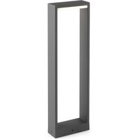 Alp LED Outdoor Short Bollard Light Dark Grey IP54
