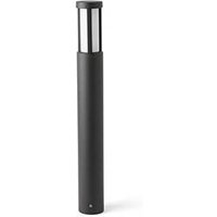 Logar LED Outdoor Short Bollard Light Dark Grey IP54