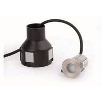 Crosby LED Recessed Outdoor Ground Lamp Matt Nickel with Driver 3000K IP67