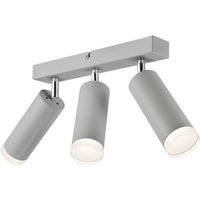 Felix Adjustable Spotlight Bar Silver, 3x E27