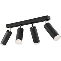 Felix Adjustable Spotlight Bar Black, 4x E27