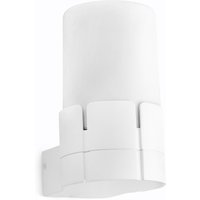 Tram LED Outdoor Wall Light White IP44, E27