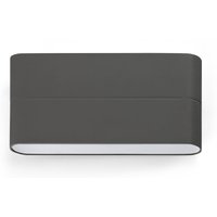 Aday LED Outdoor Large Up Down Wall Light Dark Grey IP54