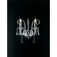 Wall Light Chrome, Crystal 32x30x22cm