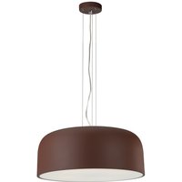 BISTROT 4 Light Dome Pendant Ceiling Light Bronze 52x22cm