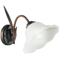 BYRON Wall Lamp with Glass Shades Rust 20x29x29cm