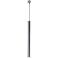 FLUKE Slim Pendant Ceiling Light Chrome 5.5x60cm