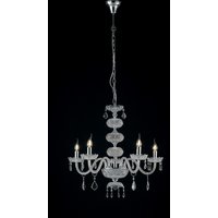INCANTO 5 Light Chandeliers Chrome, Crystal 69x79cm