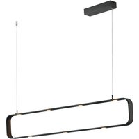 MOKA LED Pendant Ceiling Light Brown 3150lm 4000K Dimmable 100x16x6.5cm
