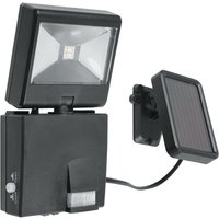 COSMO Outdoor LED Down Light Black with Sensor and Solar Panel, IP44 80lm 6500K 9.3x18.5cm