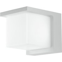 NISMO Outdoor LED Modern Wall Light White, IP54 1020lm 4000K 10x10x12cm