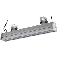 WALLWASHER Outdoor LED 18 Light Recessed Floor and Decking Aluminum, IP65 RGB 56.5x15.3x8.5cm