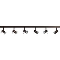 Penna 6 Light Spotlight Bar Bronze